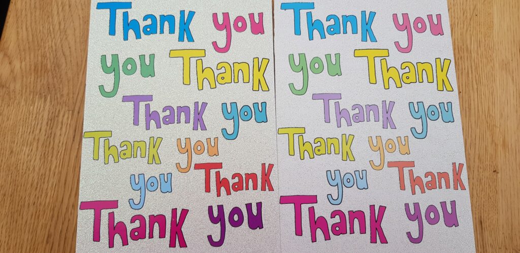 thank you cards